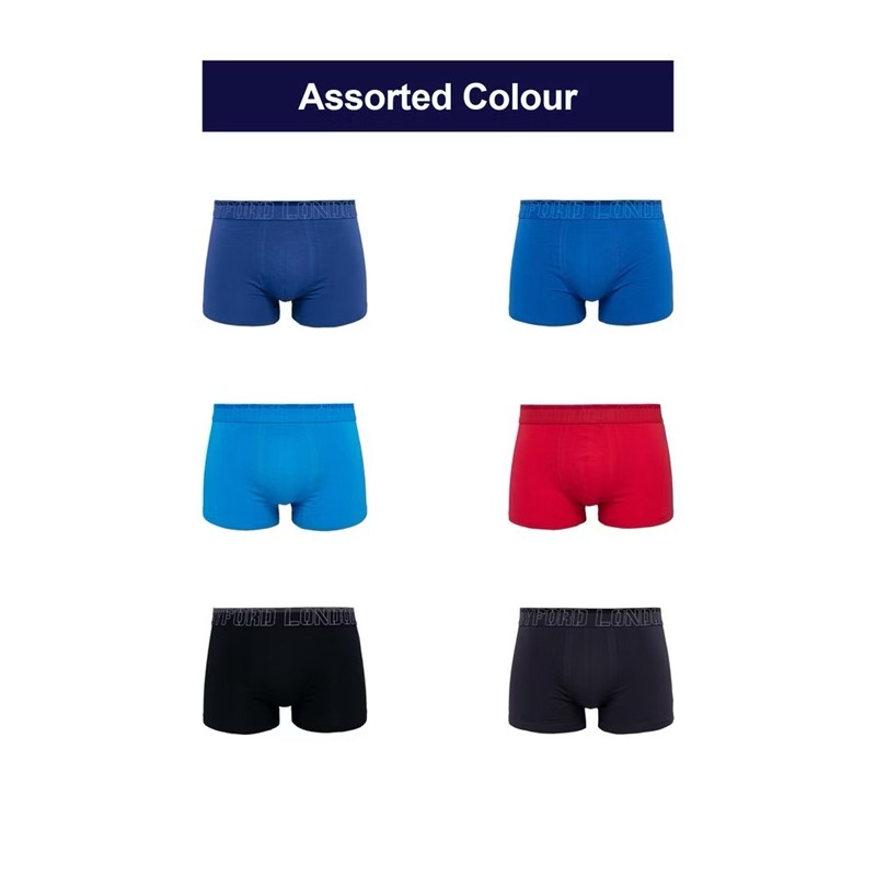 现货2条装百富Byford男士内裤纯棉平角四角短裤头透气运动中腰 - 图1