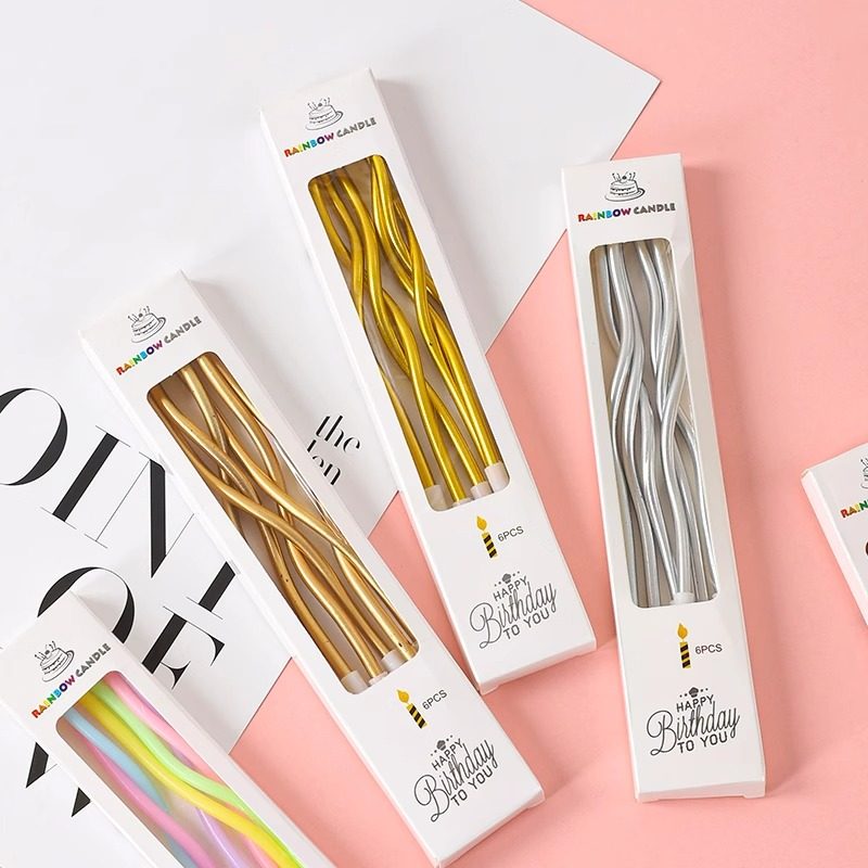 曲线蜡烛生日蛋糕装饰摆件螺旋蜡烛烘焙螺纹创意网红弯曲蜡烛插件,淘宝优惠券,粉丝福利购,淘宝优惠卷