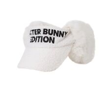 Golf Rabbit Suede Cap 2022 New Plush Ball Cap Sport Sunscreen Breathable Warm Ear Hood Hat Autumn Winter