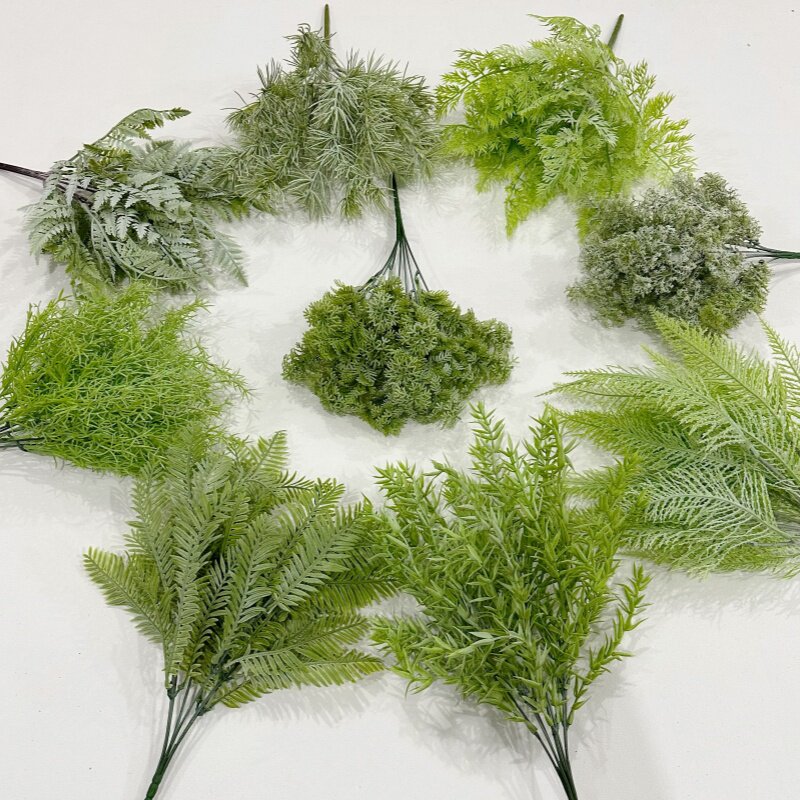 仿真绿植塑料蕨草松针草假草商场造景装饰植物软装插花配材小草,淘宝优惠券,粉丝福利购,淘宝优惠卷