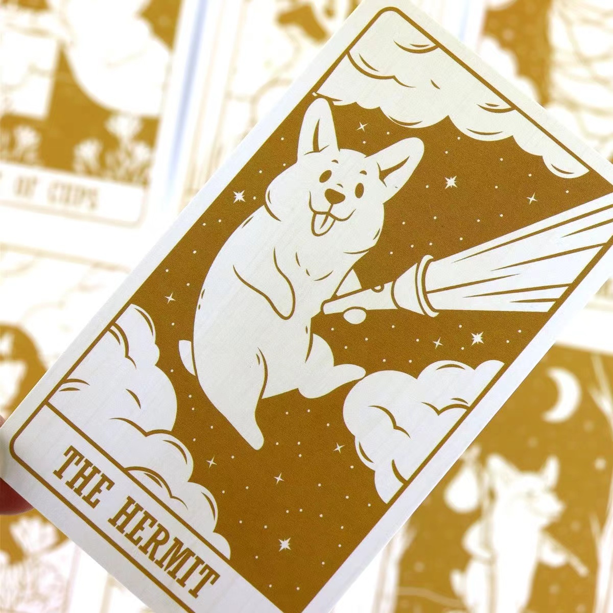 Puppy Tarot Card Games小狗塔罗牌英文卡牌游戏 - 图0