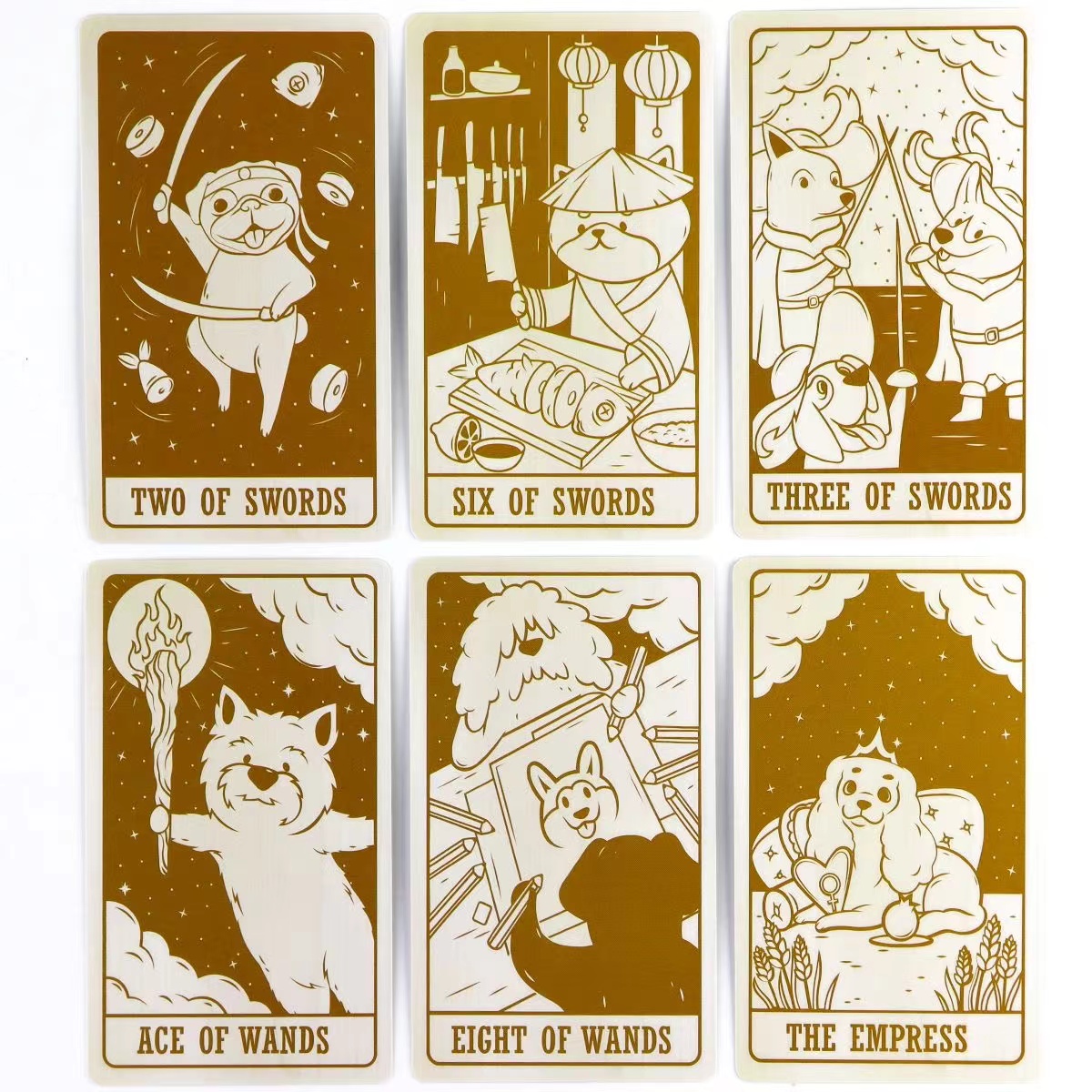 Puppy Tarot Card Games小狗塔罗牌英文卡牌游戏 - 图2