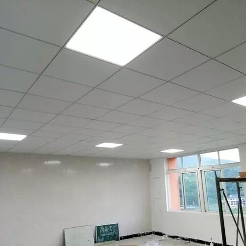 石膏板隔墙工厂办公室轻钢龙骨隔墙天花板铝方通矿棉板吊顶 - 图0