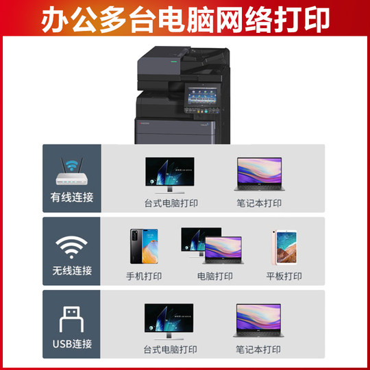 京瓷5052ci 5002i黑白彩色复印机打印一体办公商用A3高速打印机