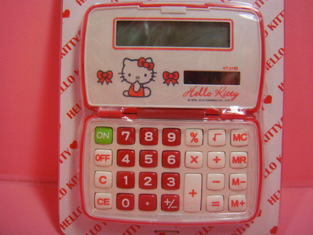 Hello Kitty 计算器 （8 位） 9x5cm - 图0