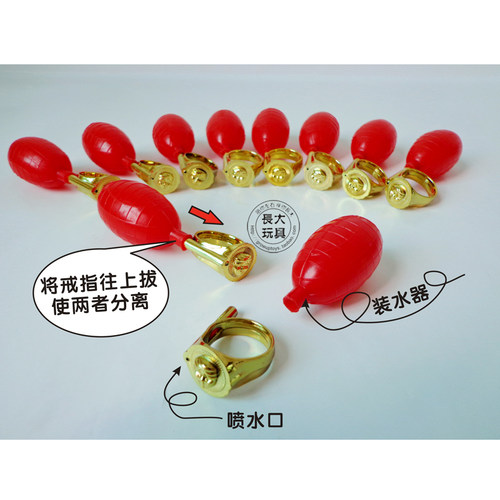 整蛊玩具喷水戒指愚人节整人道具奇特创意搞怪恶作剧小商品厂直销 - 图2