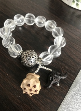 泰国设计师巴西白水晶南瓜珠