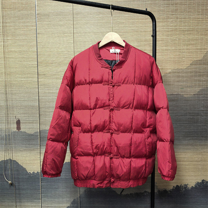 Y12秋冬季中国风盘扣棉衣外套新款复古风夹棉保暖棒球领棉袄棉服,淘宝优惠券,粉丝福利购,淘宝优惠卷