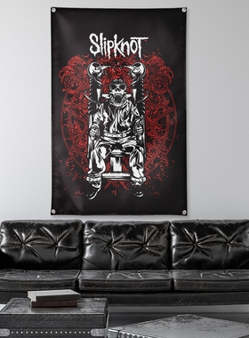 重金属乐队slipknot挂旗酒吧摇滚