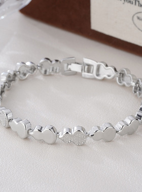 法国chrry koop亮面鱼鳞国风葫芦色手链新款轻奢精致气质手饰