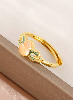 法国Chrry Koop古法新中式葫芦戒指女新款轻奢潮流设计复古宫廷