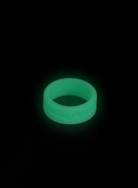 硅胶软发光戒指成人男女款户外求生灯夜光戒指潮流夜光派对指环