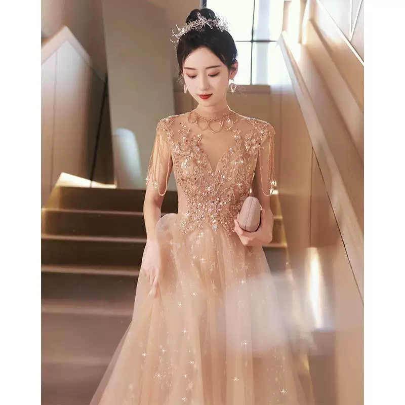 (Cross-border trading), evening dress, small princess costume, french style