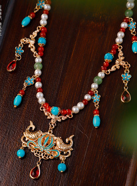 古风宫廷风汉服复古项链