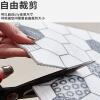 The kitchen floor mat can be wiped and washed, and the full floor mat can be cut.