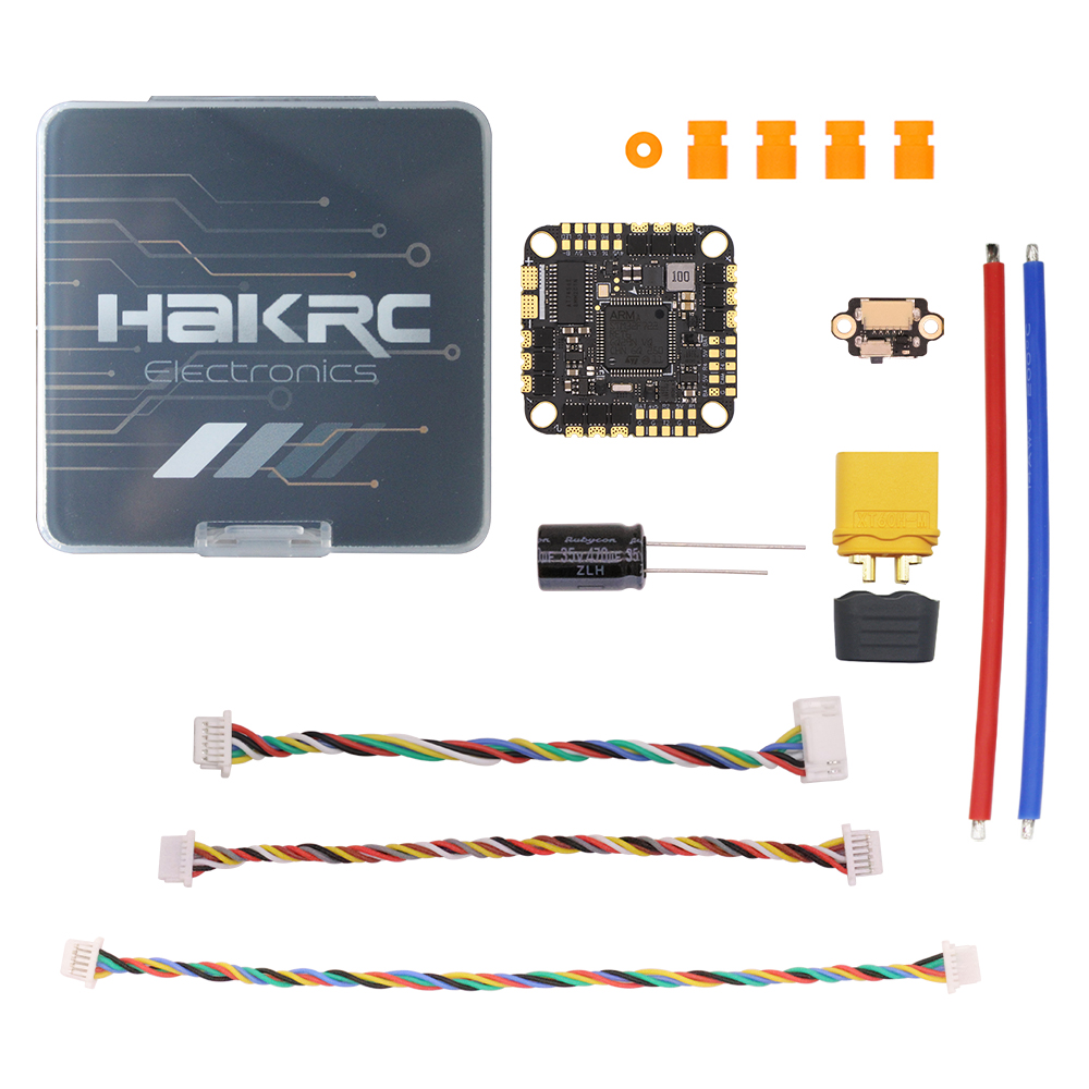 HAKRC F722 BLHeli_32 45A AIO 128K飞控电调双陀螺仪FPV穿越机F7 - 图3