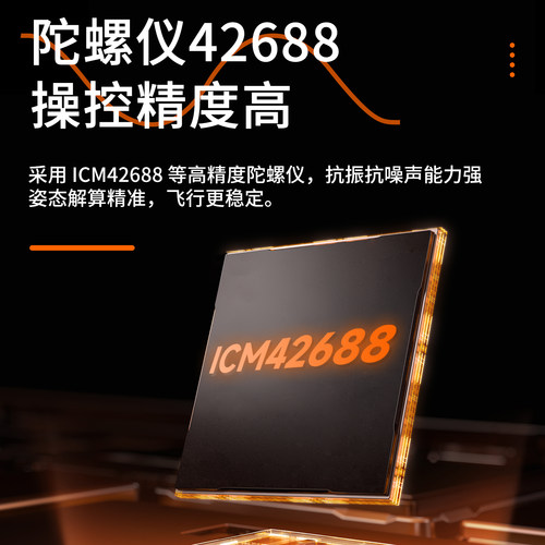 FPV穿越机 MGC F722 55A四合一电调32bit 128k刷新大焊盘飞控 - 图1