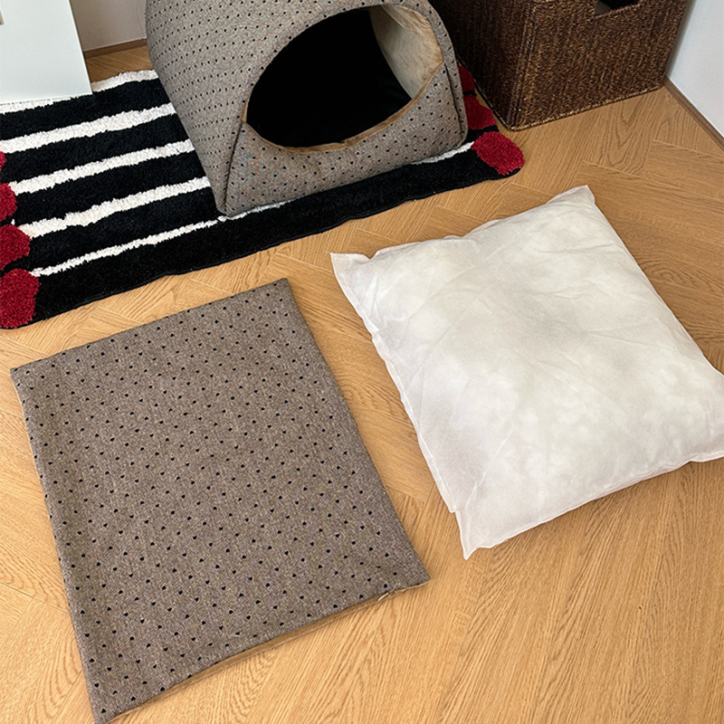 TOOCAT车载复古点点宠物窝手提猫窝狗窝可拆洗窝垫封闭式大号 - 图3