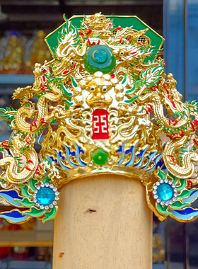 台版纯手工纸帽关帝帽关公武盔