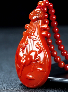 墨雨轩男女款南红玛瑙原石雕刻