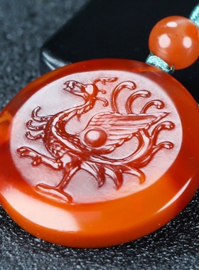 墨雨轩男女南红玛瑙原石雕刻