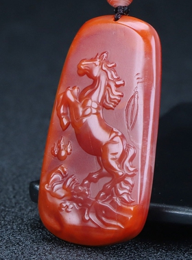 墨雨轩男女款南红玛瑙原石雕刻