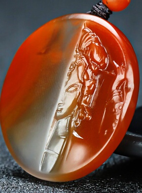 墨雨轩男女款南红玛瑙原石雕刻