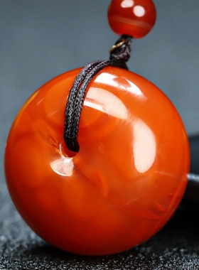 墨雨轩男女款南红玛瑙原石雕刻