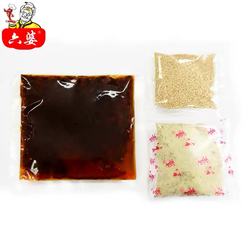 成都六婆钵钵鸡调味料190g/3袋 乐山名菜红油冷锅串串麻辣泡制料 - 图1