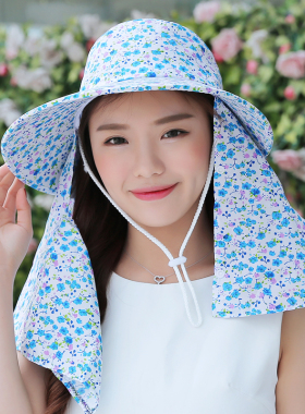 遮阳帽夏季骑车防晒遮脸帽子