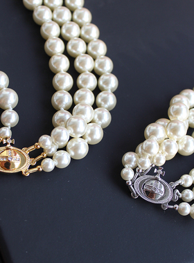 黄铜镀金多层项链女欧美风