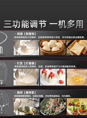 力丰B20商用搅拌机多功能和面机强力打蛋机揉面粉馅料厨师机