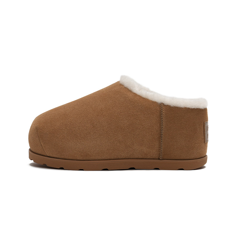 玛速主义2025年冬季保暖加绒棉鞋平底百搭雪地靴一脚蹬懒人毛毛鞋,淘宝优惠券,粉丝福利购,淘宝优惠卷