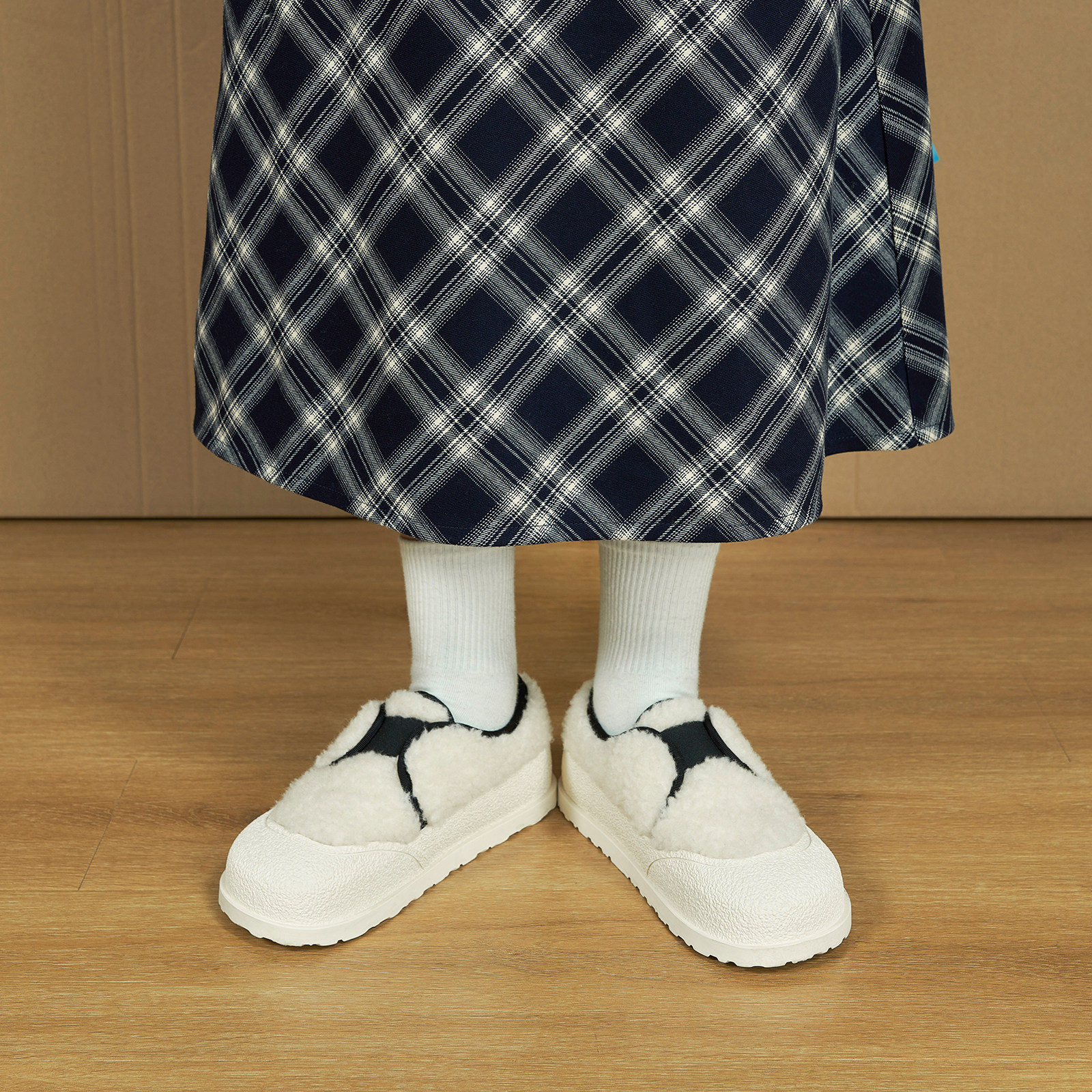 玛速主义2025年春季新款休闲百搭平底毛毛鞋一脚蹬棉鞋加绒休闲鞋,淘宝优惠券,粉丝福利购,淘宝优惠卷