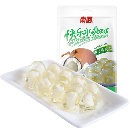 南国 Hainan Specialty Happy Crystal Ball 200g слегка сладкий кокосовый вкус сетевая сеть красные фрукты, товарищи из конфеты закуски конфеты
