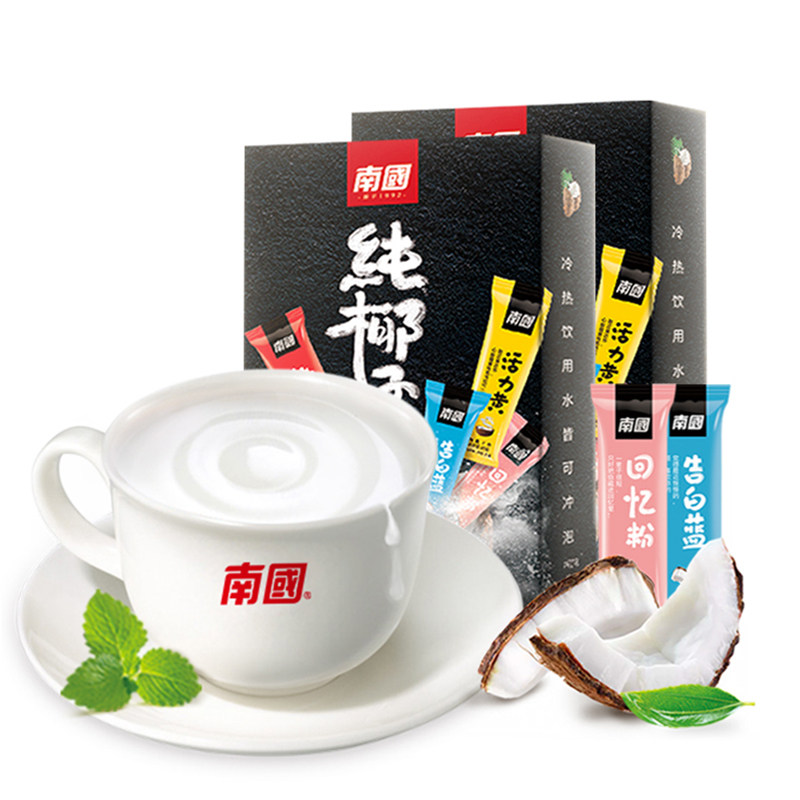 #海南特产南国纯椰子粉160g*椰汁 南国食品天然粉粉食品