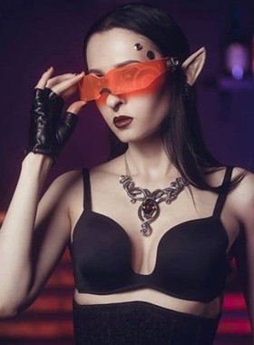 哥特欧美a牌创意海妖项链