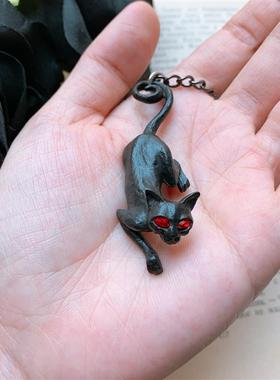 欧美朋克猫奴哥特简约韩版项链