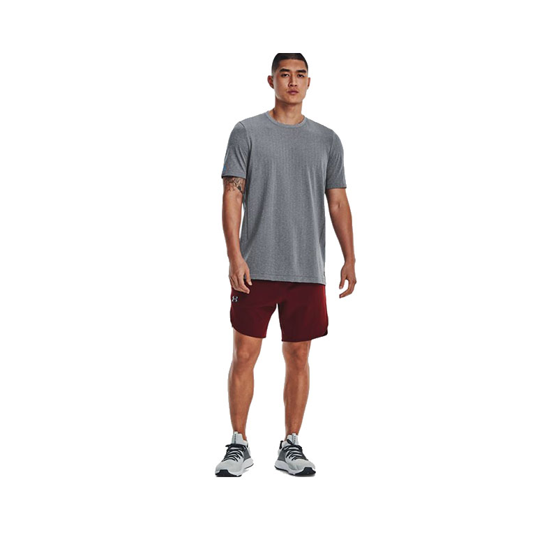 安德玛UA RUSH Seamless男子训练跑步健身运动速干短袖T恤1373724 - 图1