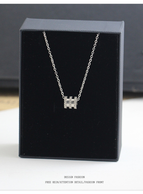 批 发水洗不掉色小蛮腰项链女锁骨链女颈链女吊坠女生简约配饰