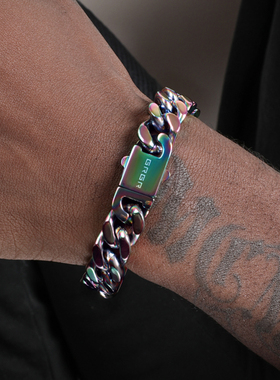 GRGR新款淬火炫彩嘻哈古巴链