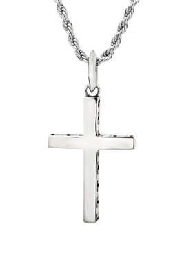 GRGRS925纯银十字架项链吊坠