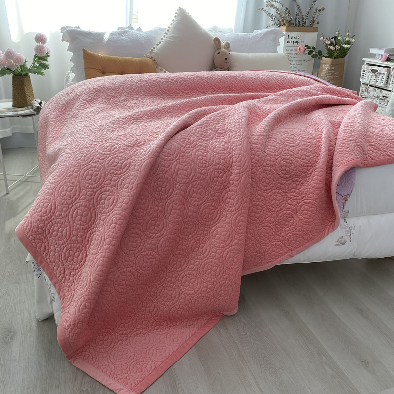 纯色外贸新品出口冬季天保暖加厚法兰绒毛毯子垫单双人铺床单单品,淘宝优惠券,粉丝福利购,淘宝优惠卷
