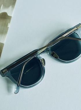 简约日式方框防紫外线墨镜