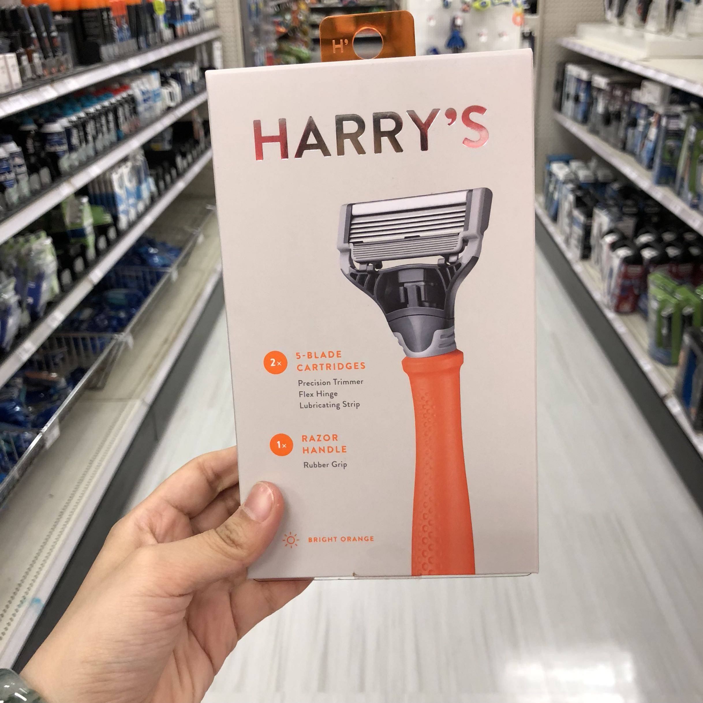 现货美国采购Harry's 手动剃须刀套装男友父亲节礼物Harrys刮胡刀_虎窝淘