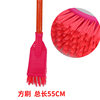 Round head toilet brush toilet cleaning wooden long handle