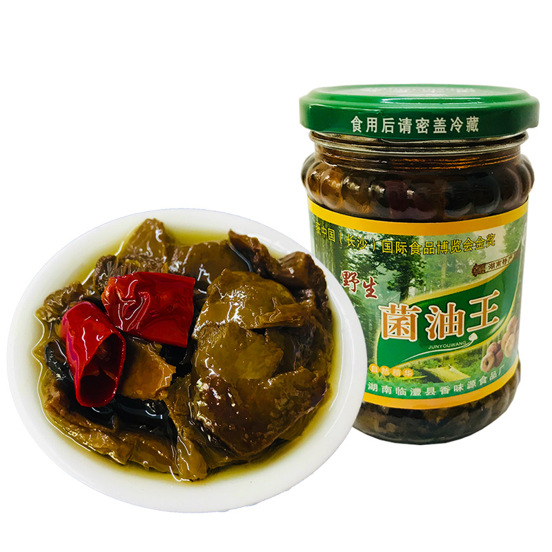 湖南常德特产 道水野生菌油王180g 重阳菌油 拌饭面酱素食下饭菜 - 图3