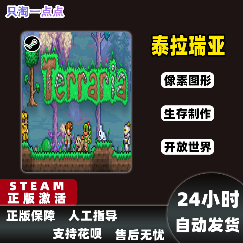 steam正版泰拉瑞亚 Terraria多人联机国区礼物现货秒发-图1