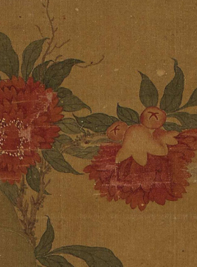 沈铨红荷图客厅卧室挂画新中式荷花国画装饰画非手绘花鸟画卷轴画
