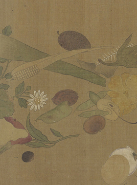 赵昌锦灰堆图客厅卧室挂画新中式国画装饰画非手绘花鸟画横版卷轴